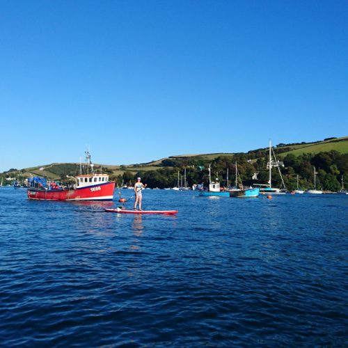 SUP Bristol paddleboarding trips to the coast - Salcombe harbour