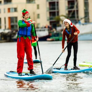 Bristol Harbour Charity Santa SUP