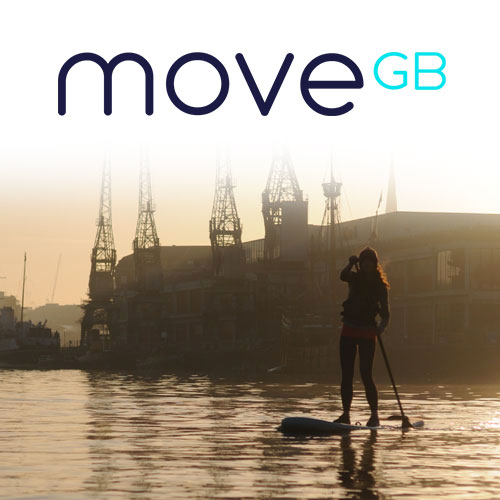 Move GB stand up paddleboading sessions with SUP Bristol